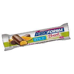 PESOFORMA SNACK CIOCCOLATO FONDENTE & ARANCIA 31 G - Farmastop