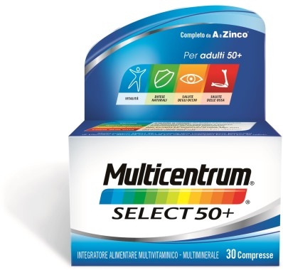 MULTICENTRUM SELECT 50+ 30 COMPRESSE - Farmastop