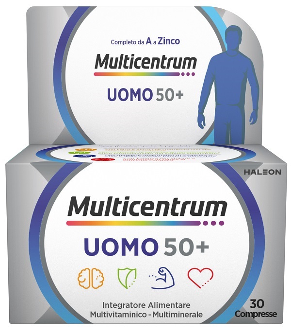 MULTICENTRUM UOMO 50+ 30 COMPRESSE - Farmastop