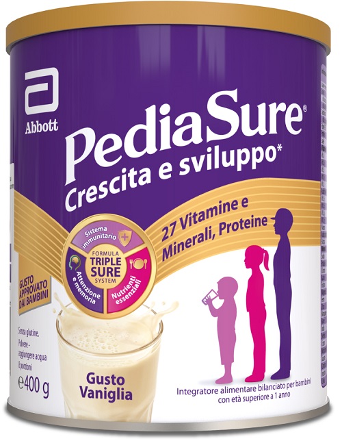 PEDIASURE CRESCITA&SVILUPPO VANIGLIA 400 G - Farmastop