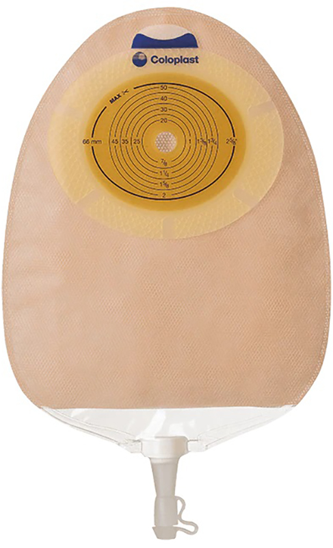 SACCA TRASPARENTE SISTEMA A 1 PEZZO PER UROSTOMIA CON MULTICHAMBER SENSURA RITAGLIABILE 10/76 MM MAXI 400 ML 30 PEZZI - Farmastop