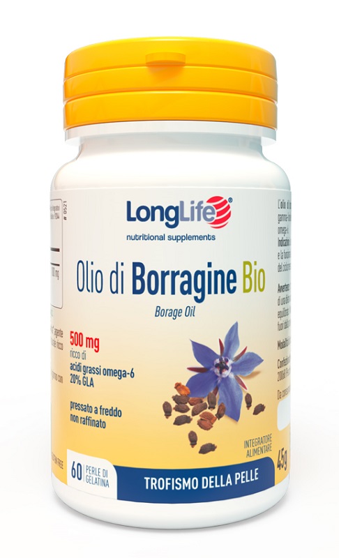 LONGLIFE OLIO BORRAGINE BIO 60 PERLE - Farmastop