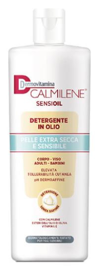 DERMOVITAMINA CALMILENE SENSIOIL DETERGENTE IN OLIO SENZA SAPONE PER PELLE EXTRA SECCA E SENSIBILE 500 ML - Farmastop