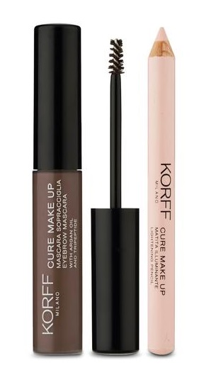 KORFF CURE MAKE UP KIT SOPRACCIGLIA CON MASCARA SOPRACCIGLIA 01 + MATITA ILLUMINANTE 01 - Farmastop