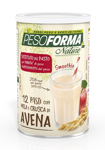 PESOFORMA NATURE SMOOTHIE MELA E CRUSCA AVENA 12 PASTI 420 G - Farmastop