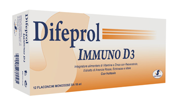 DIFEPROL IMMUNO D3 12 FLACONCINI DA 10 ML - Farmastop