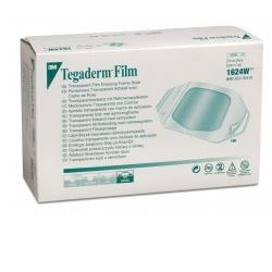 MEDICAZIONE TRASPARENTE STERILE SEMIPERMEABILE IN POLIURETANO TEGADERM FILM CM10X12 5 PEZZI - Farmastop