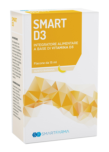 SMART D3 GOCCE 15 ML GUSTO BANANA - Farmastop