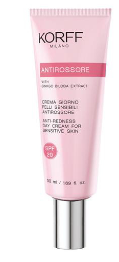 KORFF ANTIROSSORE CREMA GIORNO PELLI SENSIBILI SPF 20 50 ML - Farmastop