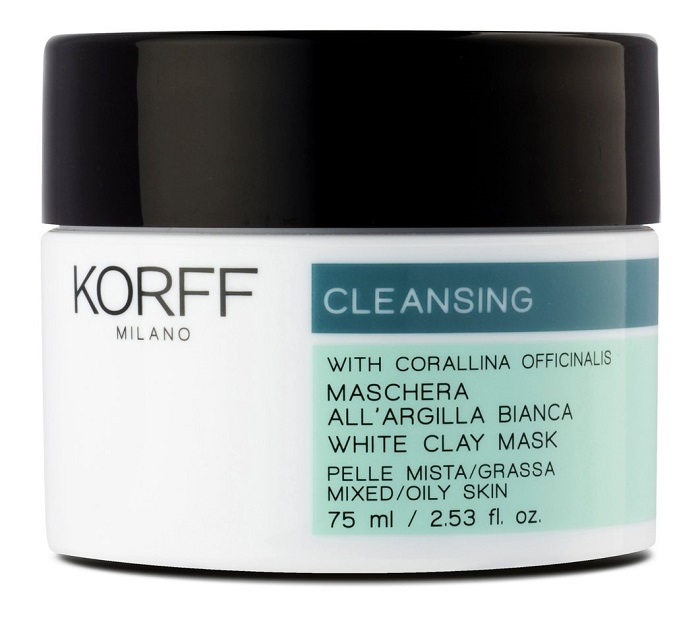 KORFF CLEANSING MASCHERA ARGILLA BIANCA 75 ML - Farmastop