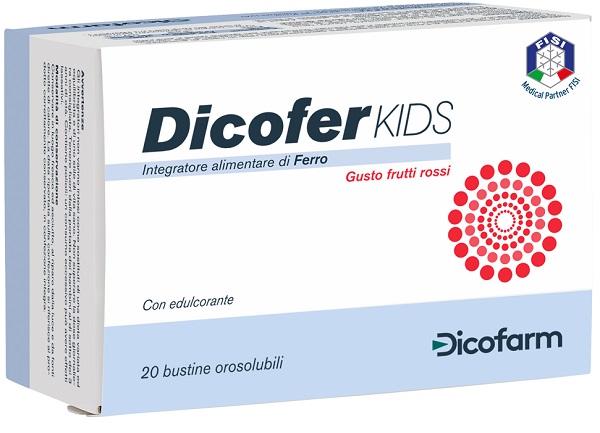 DICOFER KIDS 20 BUSTINE OROSOLUBILI - Farmastop