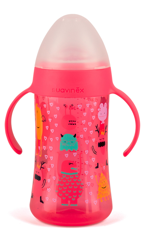 SUAVINEX BOOO BIBERON SECOND DA 270ML +12 MESI ROSA - Farmastop