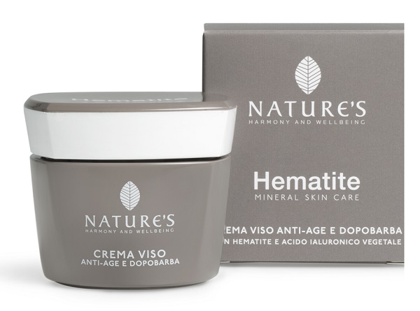 NATURES HEMATITE CREMA VISO ANTIAGE DOPOBARBA - Farmastop