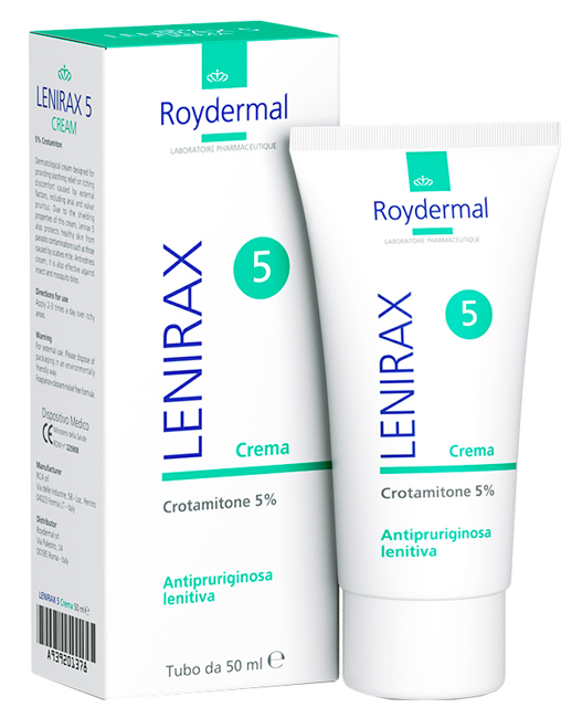 LENIRAX 5 CREMA DERMATOLOGICA CROTAMITONE 5% 50 ML - Farmastop