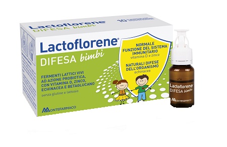 LACTOFLORENE DIFESA BAMBINI 10 FLACONI 100 ML - Farmastop