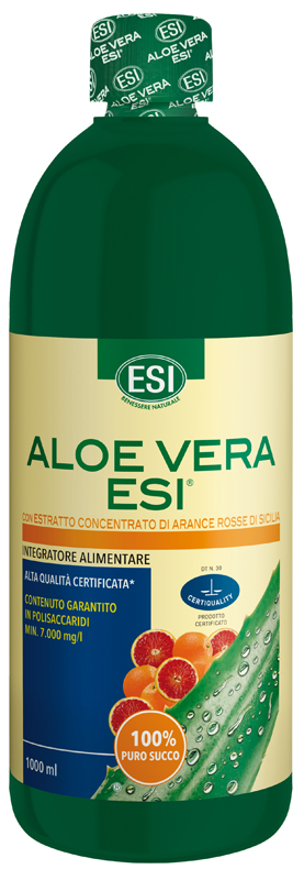 ESI ALOE SUCCO ARANCIA ROSSA 1000 ML - Farmastop