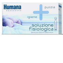 HUMANA SOLUZIONE FISIOLOGICA MONODOSE, 20 FLACONCINI DA 5ML - Farmastop