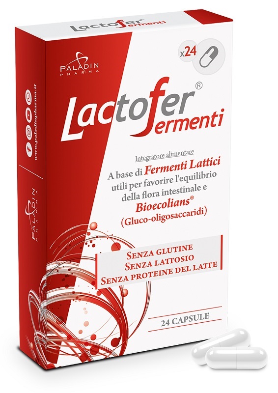 LACTOFER FERMENTI 24 CAPSULE - Farmastop