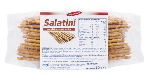MY SNACK SALATINI 70 G - Farmastop