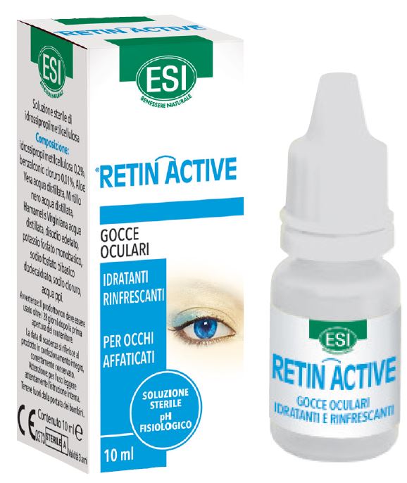 ESI RETIN ACTIVE MIRTILLO GOCCE OCULARI 1 FLACONE 10 ML - Farmastop