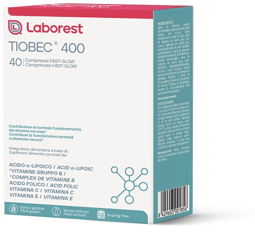 TIOBEC 400 40 COMPRESSE FAST-SLOW DA 1,28 G - Farmastop