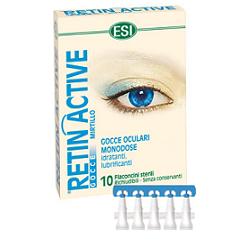 ESI RETIN ACTIVE MIRTILLO GOCCE OCULARI 10 FLACONCINI MONODOSE DA 0,5 ML - Farmastop