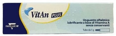 UNGUENTO OFTALMICO LUBRIFICANTE VITAN PLUS 5 G - Farmastop