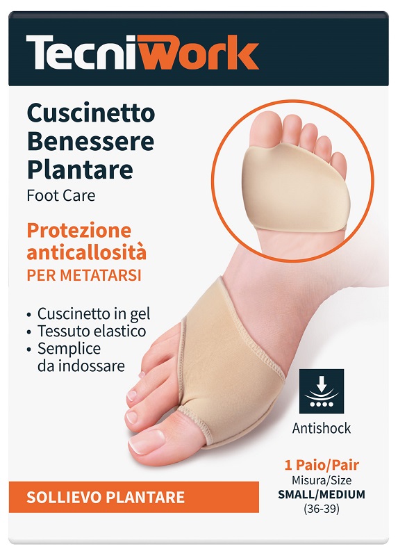 BENESSERE PLANTARE CUSCINETTO SMALL/MEDIUM 1 PAIO - Farmastop