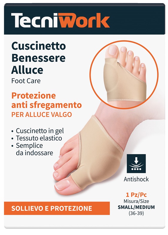 BENESSERE ALLUCE CUSCINETTO SMALL/MEDIUM 1 PEZZO - Farmastop