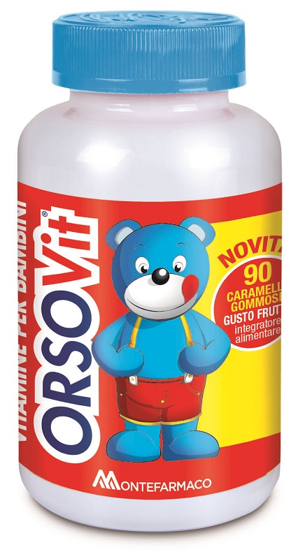 ORSOVIT CARAMELLE GOMMOSE 90 PEZZI - Farmastop