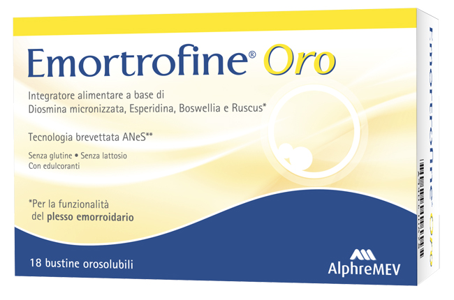 EMORTROFINE ORO 18 BUSTINE DA 3 G - Farmastop