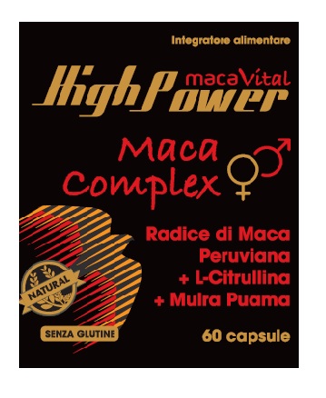 MACA VITAL HIGH POWER COMPLEX 60 CAPSULE - Farmastop