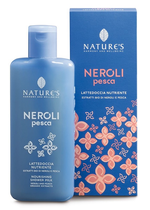 NATURE'S NEROLI E PESCA LATTE DOCCIA NUTRIENTE 200 ML - Farmastop