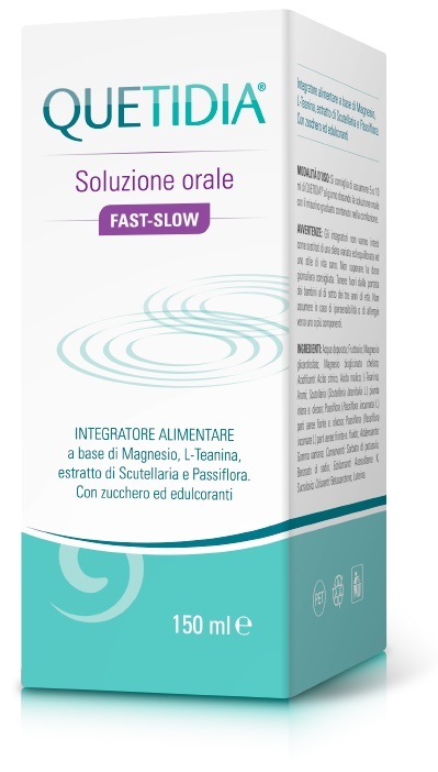 QUETIDIA SOLUZIONE ORALE FAST SLOW 150 ML - Farmastop