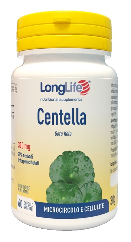 LONGLIFE CENTELLA 20% 60 CAPSULE - Farmastop