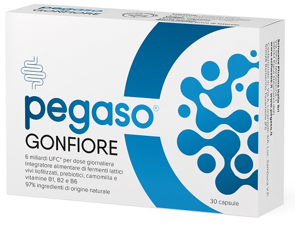 PEGASO GONFIORE 30 CAPSULE DA 100 MG SENZA GLUTINE NATURALMENTE PRIVO DI LATTOSIO - Farmastop
