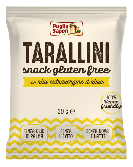 PUGLIA SAPORI TARALLINI OLIO EXTRAVERGINE DI OLIVA 30 G - Farmastop