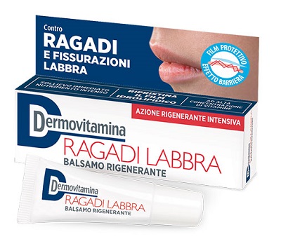 DERMOVITAMINA RAGADI LABBRA BALSAMO RIGENERANTE 8 ML - Farmastop