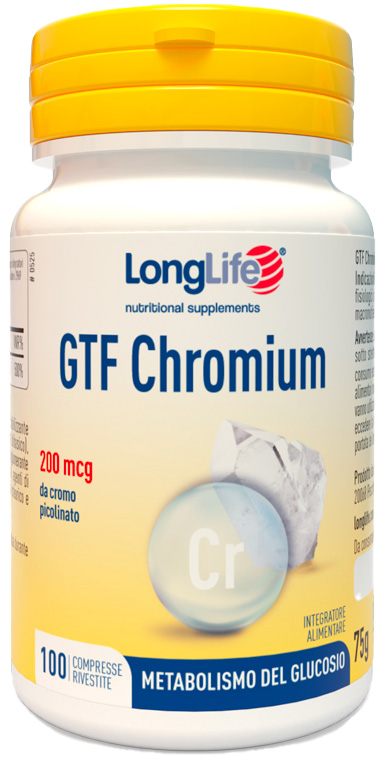 LONGLIFE GTF CHROMIUM 100 COMPRESSE - Farmastop