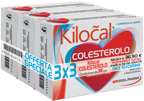 KILOCAL COLESTEROLO 30 COMPRESSE - Farmastop