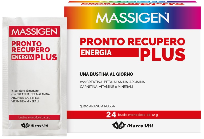 MASSIGEN PRONTO RECUPERO ENERGIA PLUS 24 BUSTINE 12 G - Farmastop