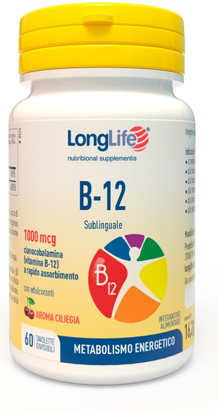 LONGLIFE B12 1000 MCG 60 COMPRESSE - Farmastop