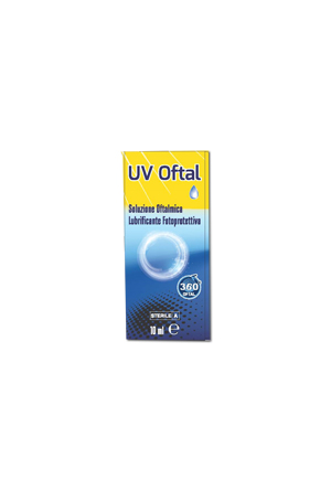 UV OFTAL SOLUZIONE OFTALMICA LUBRIFICANTE FOTOPROTETTIVA 10 ML - Farmastop