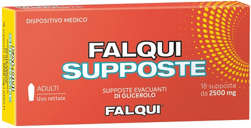 SUPPOSTE FALQUI 18 SUPPOSTE CON GLICERINA 2500MG ADULTI - Farmastop
