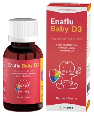 ENAFLU BABY D3 SOLUZIONE ORALE 150 ML - Farmastop