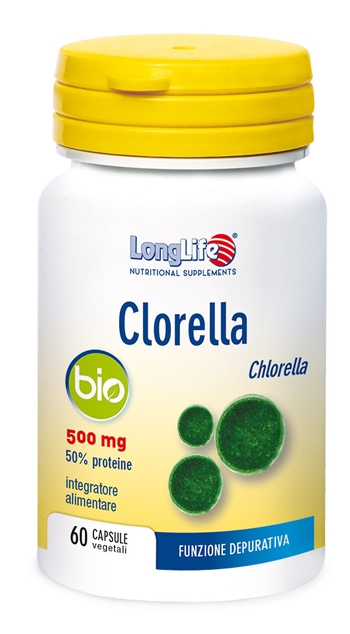 LONGLIFE CLORELLA BIO 60 CAPSULE - Farmastop