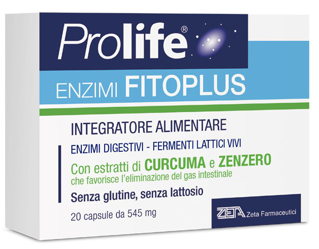 PROLIFE ENZIMI FITOPLUS 20 CAPSULE - Farmastop