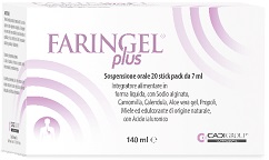 FARINGEL PLUS 20 STICK PACK 7 ML - Farmastop