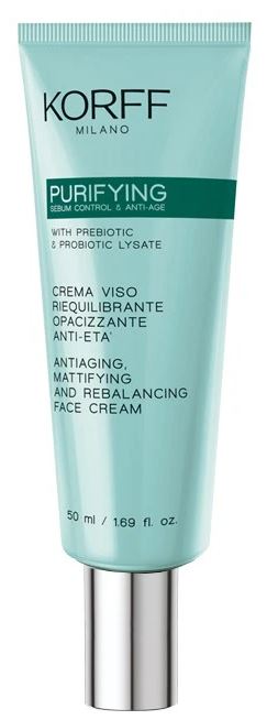 KORFF PURIFYING CREMA VISO RIEQUILIBRANTE OPACIZZANTE ANTI ETA' - Farmastop