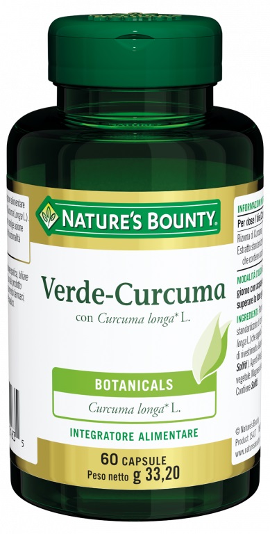 VERDE CURCUMA 60 CAPSULE 33,2 G - Farmastop